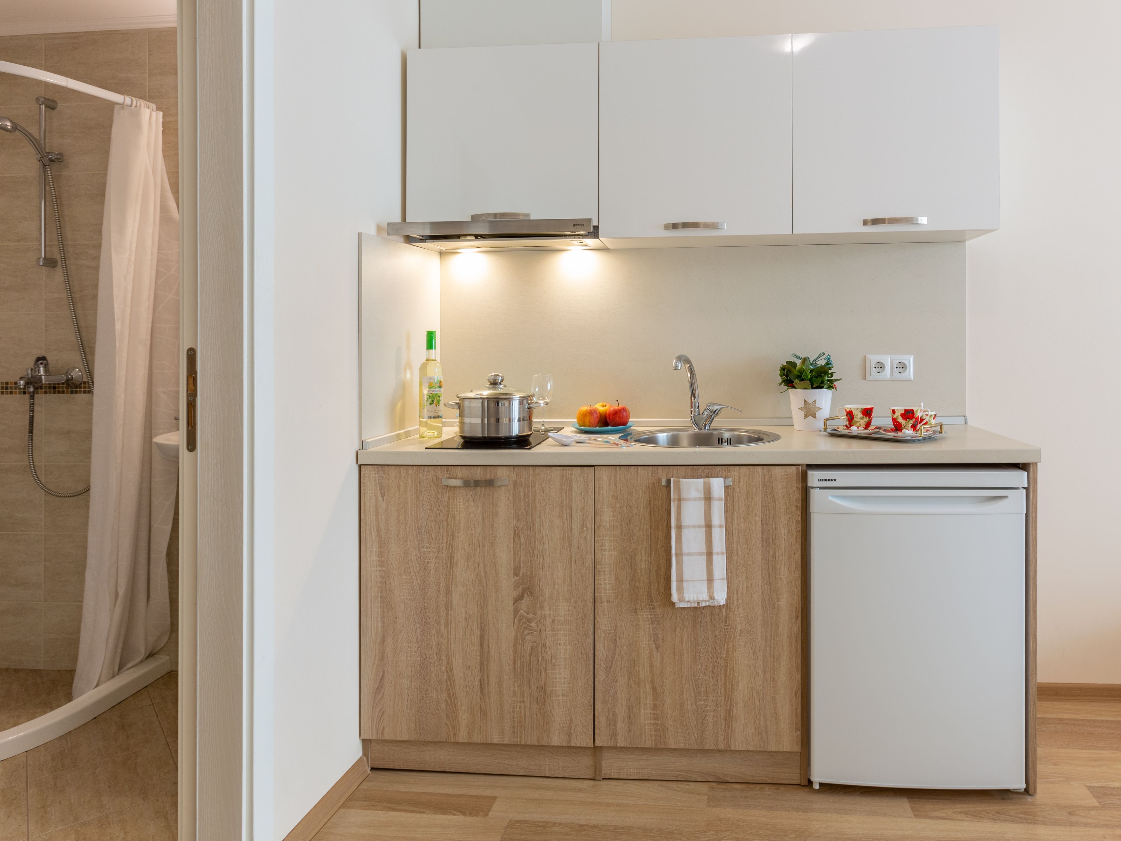 Zweibettzimmer (2 Einzelbetten) — Apartments Flora Burgas (4)