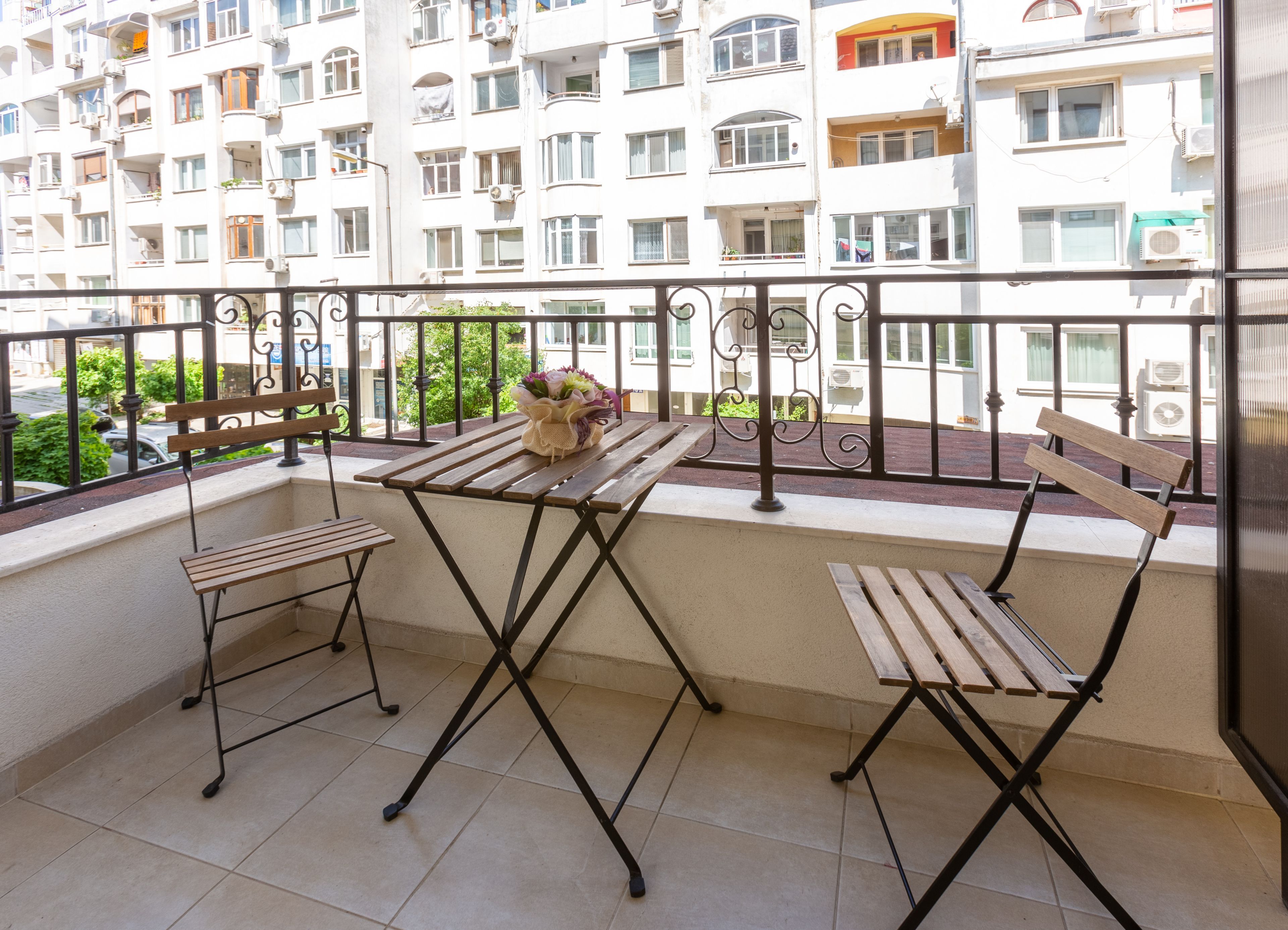 Zweibettzimmer (2 Einzelbetten) — Apartments Flora Burgas (5)
