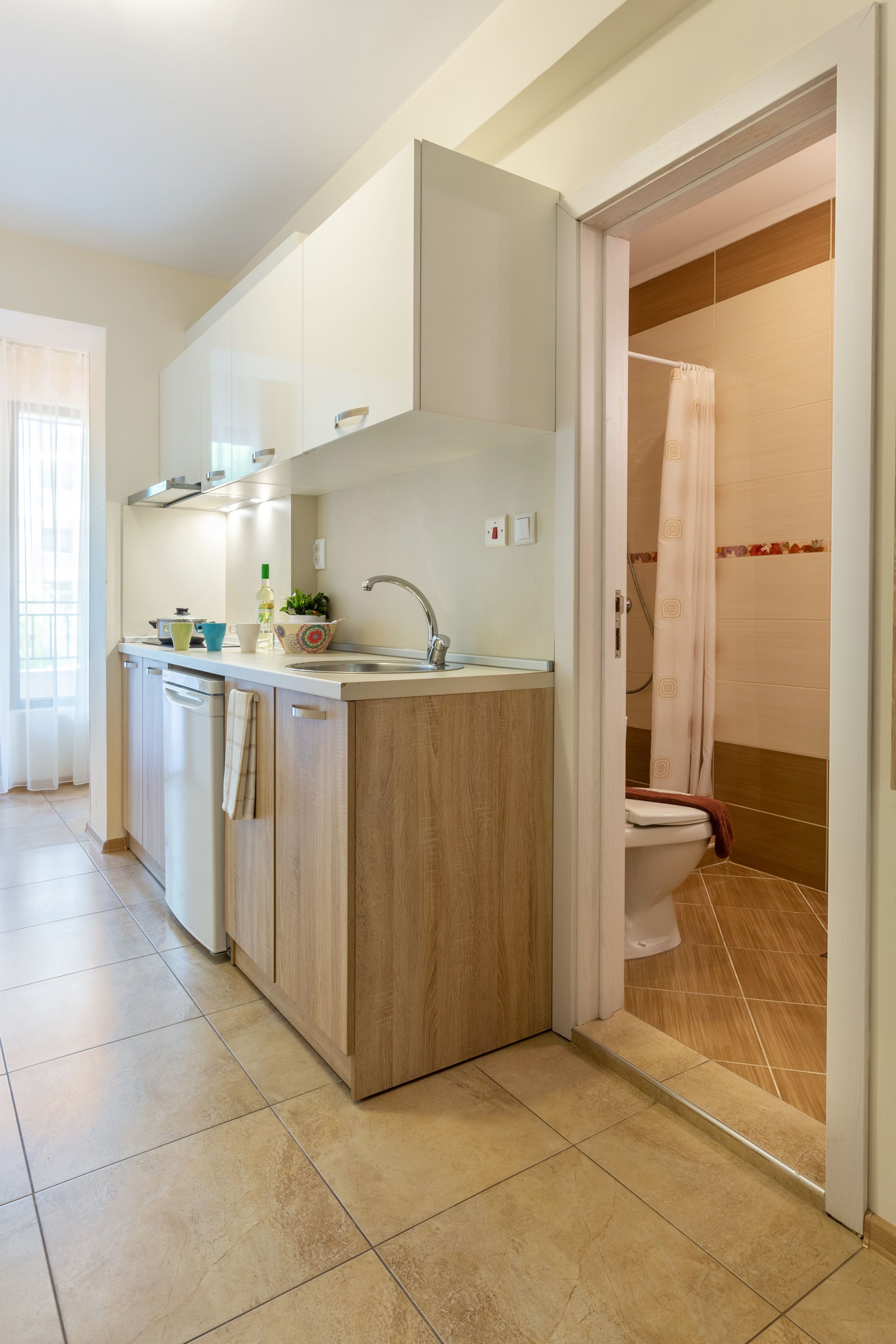 Chambre twin (2 lits simples) — Apartments Flora Burgas (8)